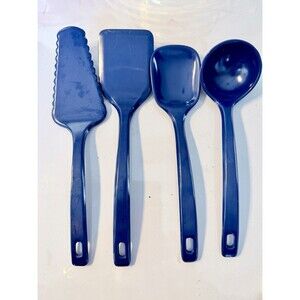 Melamine Ware Kitchen Utensils Cake Server, Ladle, Spoon, Spatula Set of 4